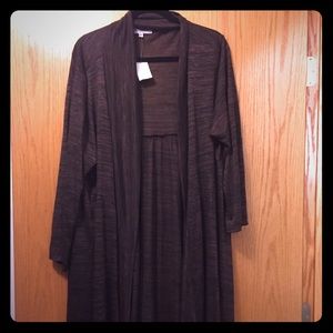 Long brown cardigan XXL - New with Tag